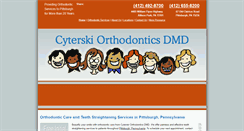 Desktop Screenshot of cyterskiorthodontics.com